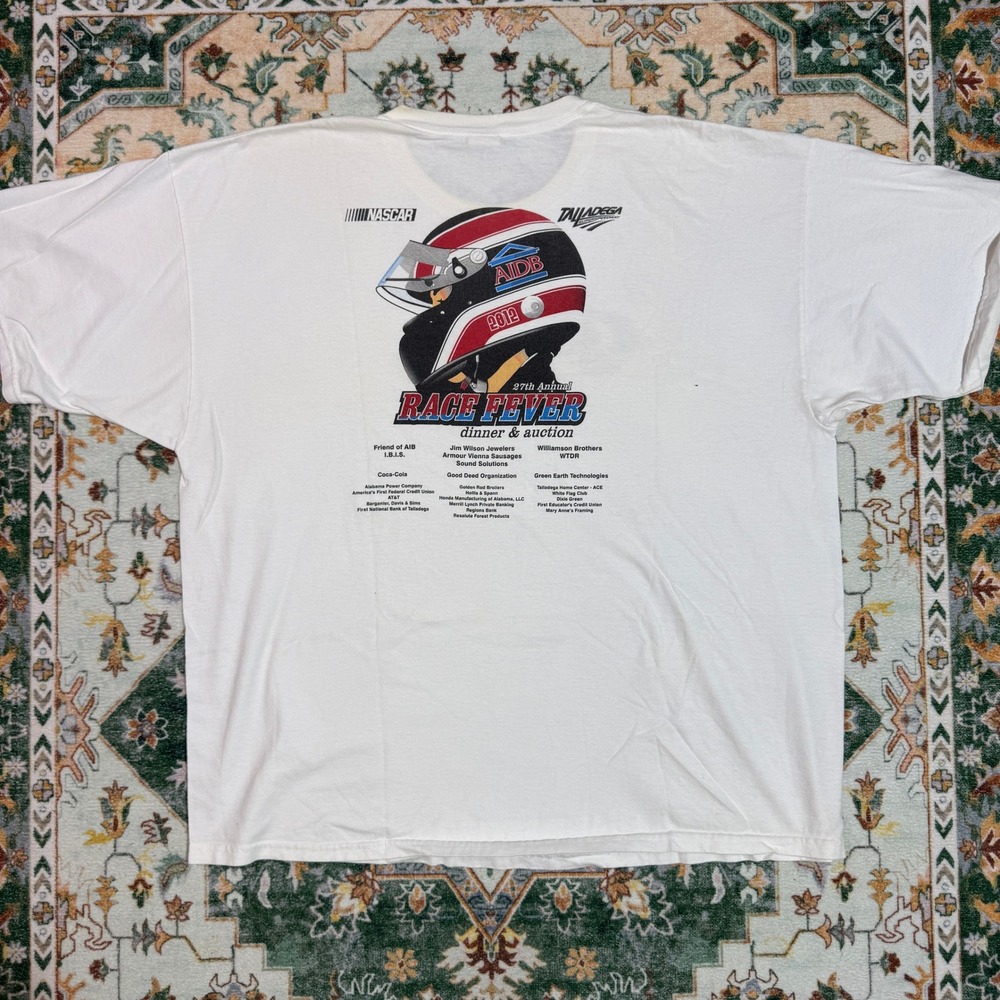Gildan NASCAR‎ Talladega Race Fever 2012 Graphic T Shirt Men's 3XL White